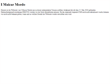 Tablet Screenshot of imaicarmordo.de